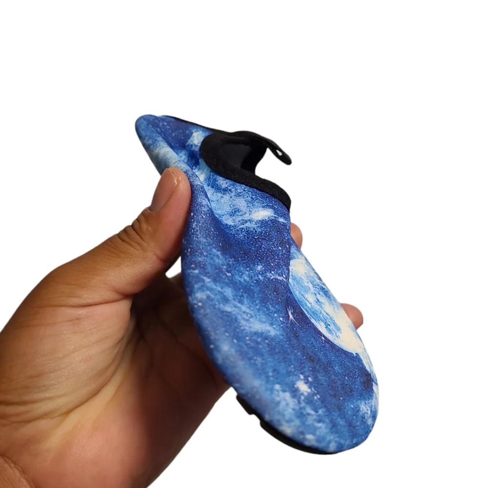 NING Kids Water Shoes Quick Dry Aqua Socks Swim Outdoor Sport Blue Toddler 10